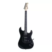 Guitarra Eléctrica Tagima Tw Series Tg-500 De Tilo Black Con Diapasón De Madera Técnica