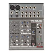 Consola Phonic Am105fx Mixer 10 Canales C Phantom Y Efectos