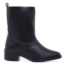 Bota Feminina Western Bico Fino Cano Baixo Texana Ever Way