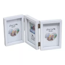 Porta Retrato De Mdf Biombo - Trio - Exotic - 10 X 15 Cm