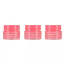 Kit 3und Protetor Labial Laneige Morango Rosa Sleeping Balm