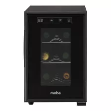 Cava De Vinos Mabe Para 6 Botellas Color Negro Mw6xdbb