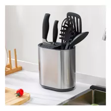 Organizador De Utensilios Cocina En Acero Inoxidable Essenza