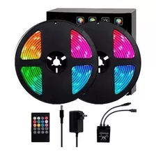 Tira Led Rgb 5050 Rítmica Musica Decoración Luces