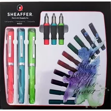 Set X 3 Lapiceras Plumas Sheaffer Estilograficas Caligrafia