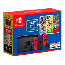 Consola Nintendo Switch Bundle + 1 Juego Digital A Elección