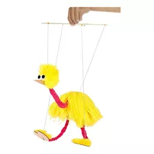 Marionete Avestruz Pássaro Garibaldo Big Bird Fantoche Teatr