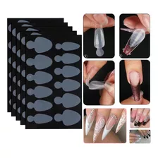 X60 Moldes Stickers Silicona Para Uñas Francesas Manicura Color Transparente