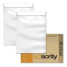 Envelope Saco Papel Branco 110x170mm Cx C/250 Und 90g Dízimo