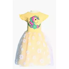 Vestido Tabitas Unicornio 0129 Talla #2 A 6 Años A