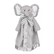 Bearington Bebé De Lil Boquilla Snuggler, Manta Gris Elefant