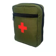 Funda Pouch Porta Botiquin Tactico Sistema Molle Verde Oliva