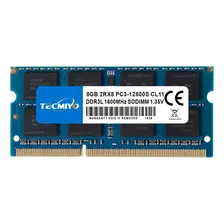 Memória Ram Laptop Tecmiyo 8gb Ddr3l-1600 Sodimm Pc3-12800s