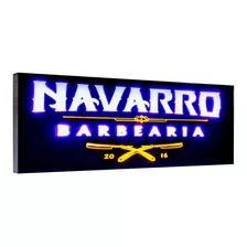 Quadro De Led Tipo Neon 40x20 Cm Sob Encomenda Personalizado