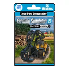 Farming Simulator 22 Platinum Edition Pc Digital 