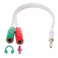 Cabo Adaptador P3 (p2 Combo) P/ Fone E Microfone Headset