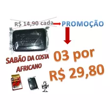 Promoção 03 Unidades Sabão Africano Sabão Da Costa Nacional 