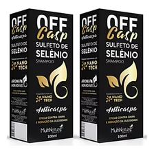 Kit 2 Shampoo Sulfeto De Selênio Anticaspa 100ml Multinature