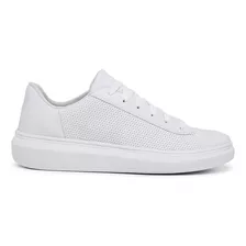 Sapatênis Branco Masculino Casual Conforto Estilo Dia A Dia