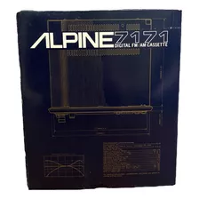 Vintage Alpine Auto Estéreo Mod 7171 ¡nuevo! 80s