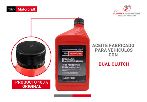 Kit 3 Aceite Caja Automatica Doble Clutch Ford Fiesta Foto 2