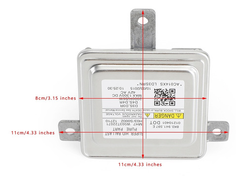 Ocultar Unidad Control Lastre Mdulo Para Audi A1 Q5 Vw Golf Foto 3