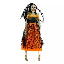 Esqueletos Piratas Casal Para Decoração De Halloween 42cm