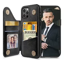 Lohasic Funda Tipo Portafolios Para iPhone 12 Pro Max, Compa