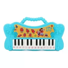 Teclado Musical Infantil Com Luz/som Luccas Neto Multikids Cor Azul