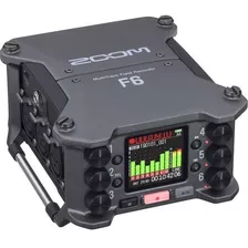 Gravador Profissional Zoom F6 Multi-faixa Mixer Com 6 Canais