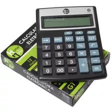 Calculadora De Mesa Balcao Escritorio 12 Digitos Eletronica