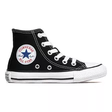 Tenis Converse All Star Infantil Cano Alto Preto Original