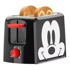 Tostador De Pan Disney Mickey Mouse 2 Rebanadas Negro 