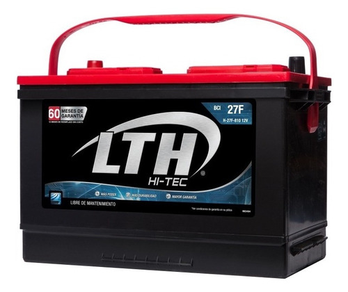 Bateria Lth Hi-tec Toyota Tundra Sr5 2010 - H-27f-810 Foto 3