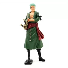 Boneco Roronoa Zoro 28cm Action Figure One Piece Novo Luffy