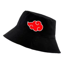 Boné Chapéu Naruto Akatsuki Anime Bucket Hat New Cap