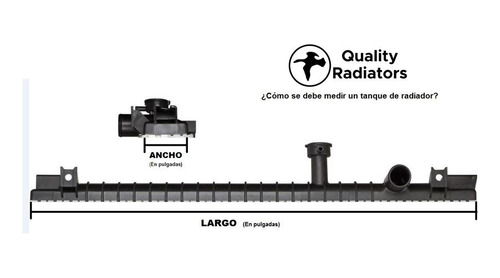 Tanque Para Radiador Buick Regal 2000-2004 Foto 2