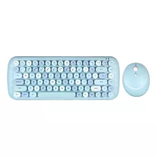 Mofii Candy Teclado Ratón Combo Inalámbrico 2.4g Color Mixto