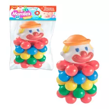 Brinquedo Palhaço Empilhar Didático Infantil Montar