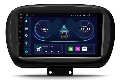 Gps Android Fiat 500 2016-2019 Bluetooth Carplay Usb Radio Foto 2