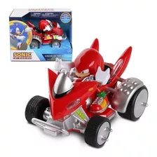 Juguete Auto De Carreras Knuckles 15 Cm Sonic The Hedgehog