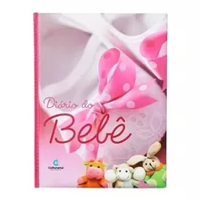 Livro Diário Do Bebê E Mamães Capa Dura Menina Rosa