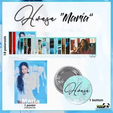 Kpop | Kit Mamamoo Hwasa María Com Polaroids + Botton +