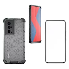 Funda Para Xiaomi Poco F5 Pro Honeycomb Tener Vidrio Membran