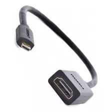 Adaptador Micro Hdmi & Hdmi Full Hd 4k Video + Audio Pvc