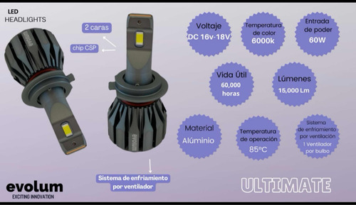 Kit Hyperled Alta Y Baja Honda Odyssey 11-16 15000 Lmenes Foto 4