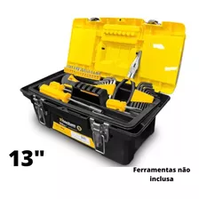 Caixa Organizadora De Ferramentas 13 - 6kg Titanium - 7510 Cor Preto E Amarelo