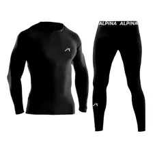 Conjunto Termico Alpina Remera + Calza Pantalon 