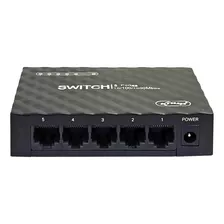 Hub Switch Para Redes De Computadores 5 Portas 10/100/1000 S