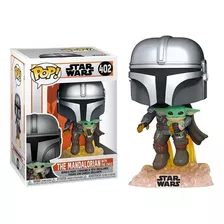 Funko Pop Star Wars, The Mandalorian With The Child #402